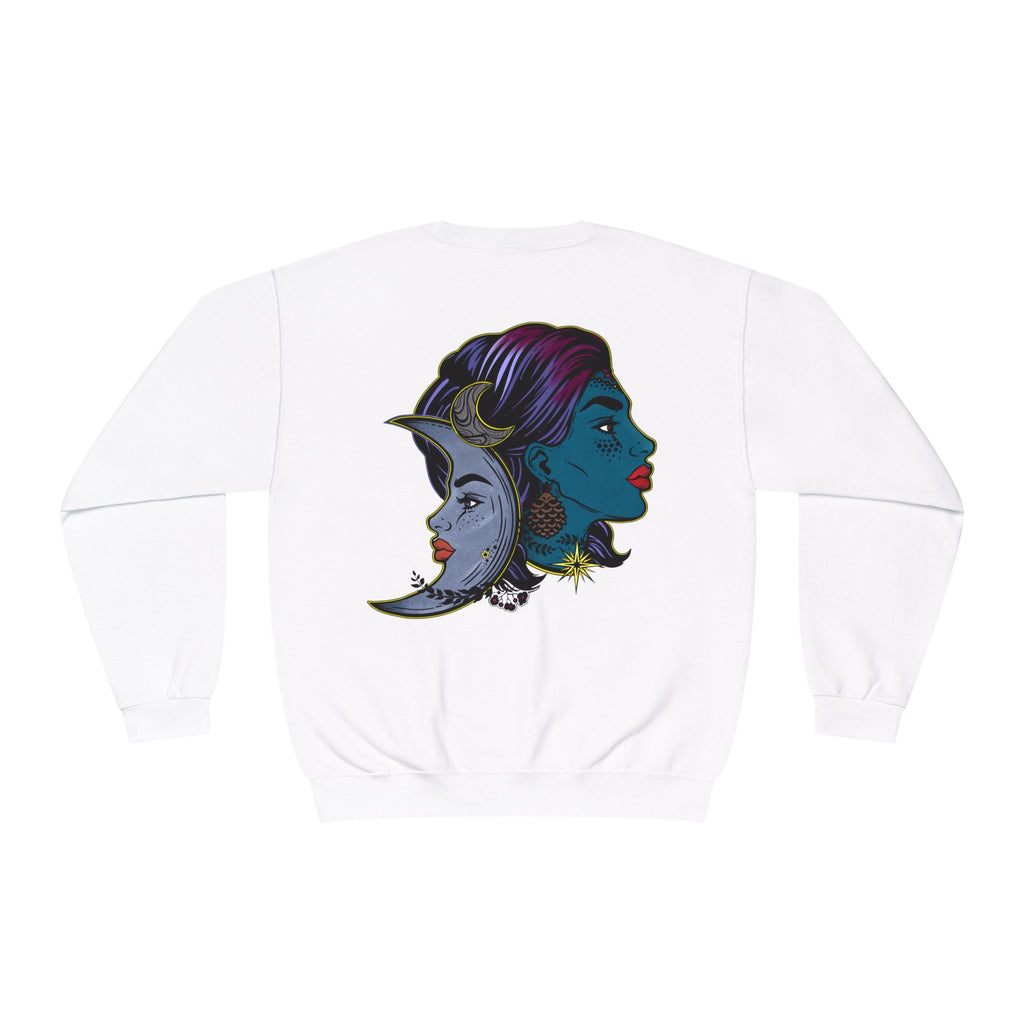 Celestial Goddess Crewneck Sweatshirt - Unisex Artwear