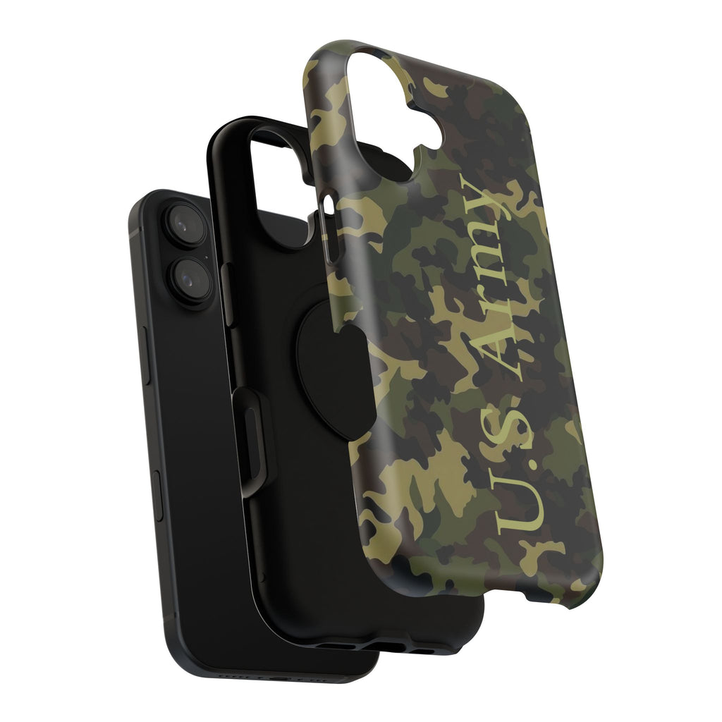 U.S. Army Camouflage Phone Case - Impact-Resistant for Military Enthusiasts
