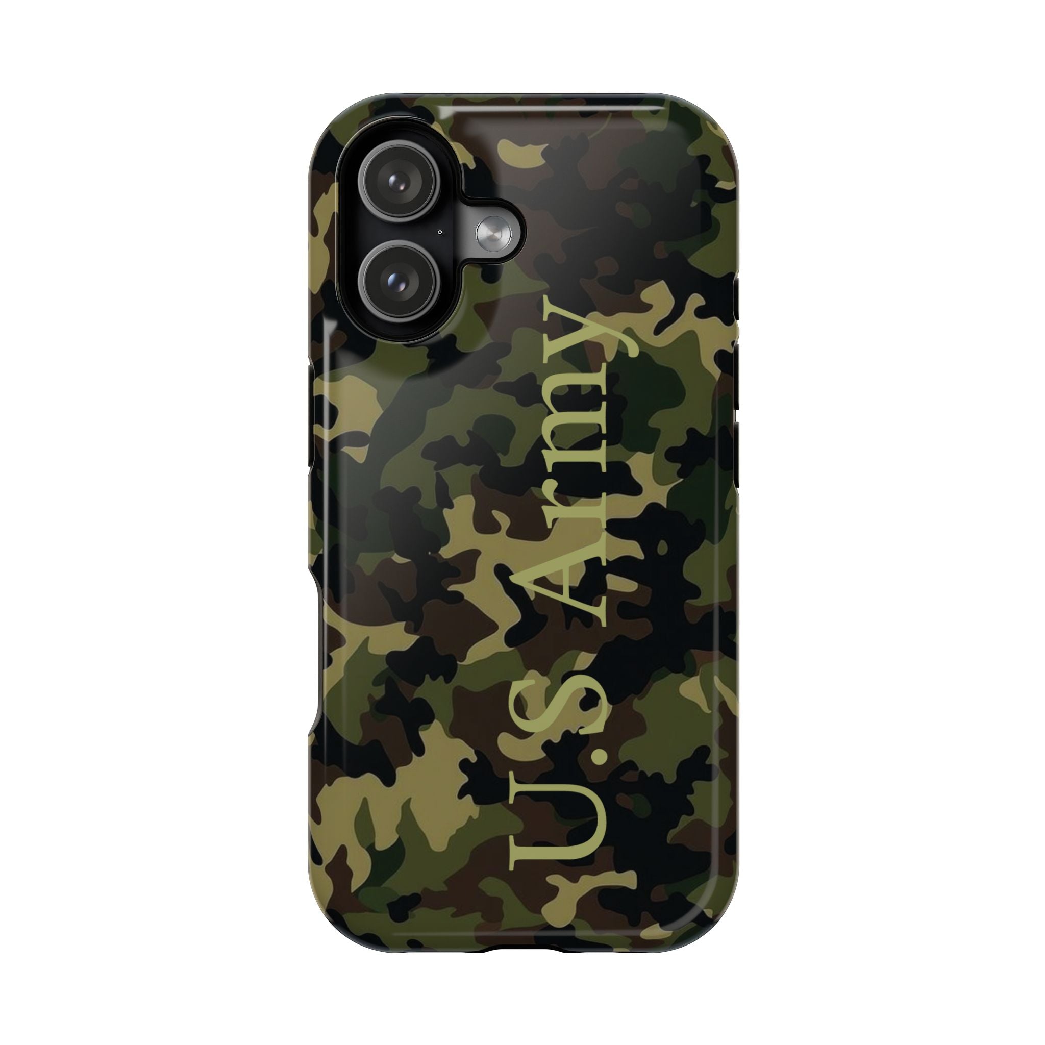 U.S. Army Camouflage Phone Case - Impact-Resistant for Military Enthusiasts