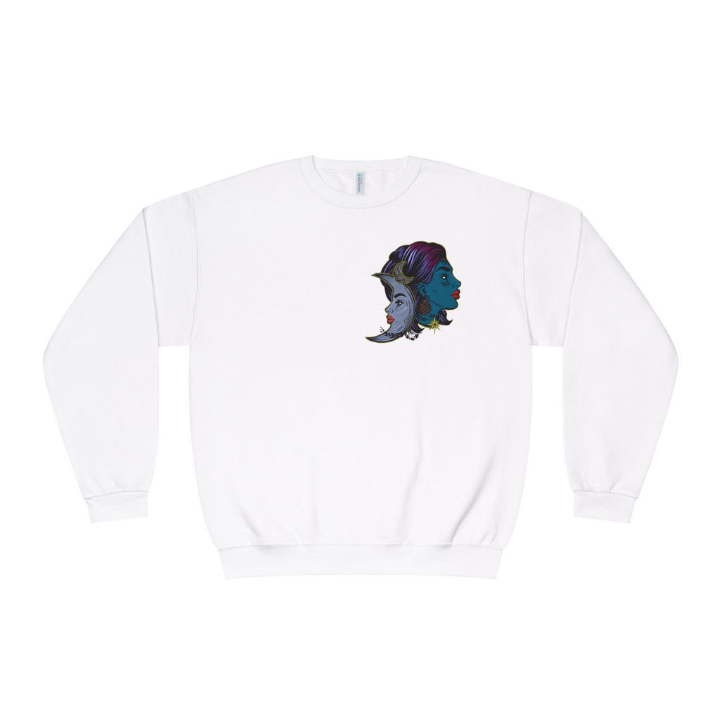 Celestial Goddess Crewneck Sweatshirt - Unisex Artwear