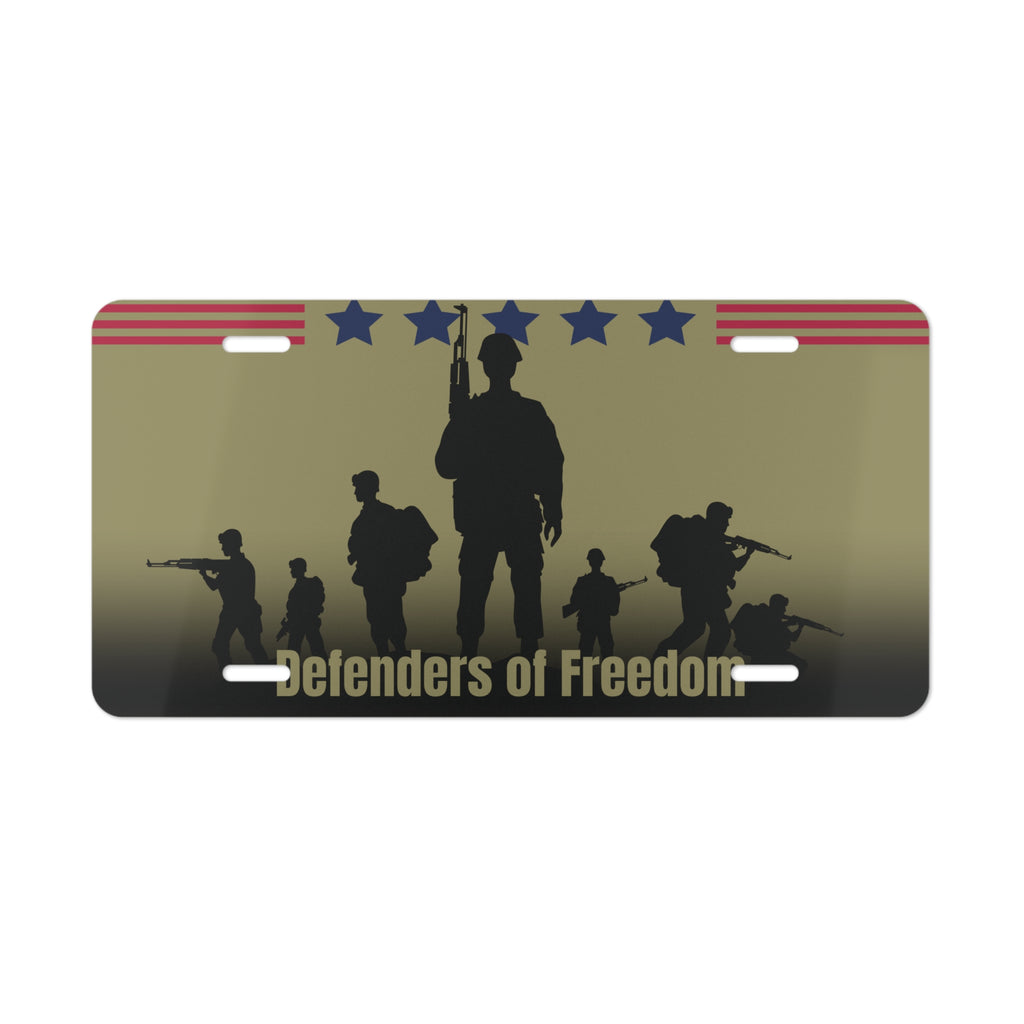Defenders of Freedom — U.S. Army License Plate