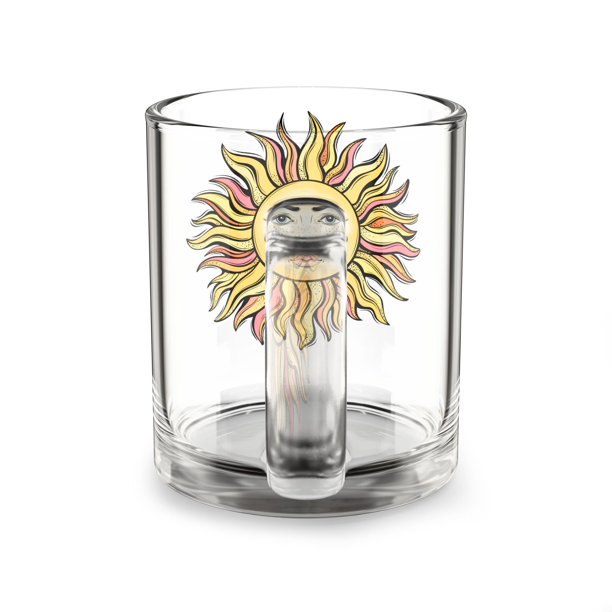 Sunshine Artistic Glass Mug - 10oz