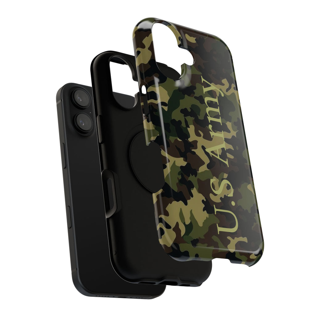 U.S. Army Camouflage Phone Case - Impact-Resistant for Military Enthusiasts