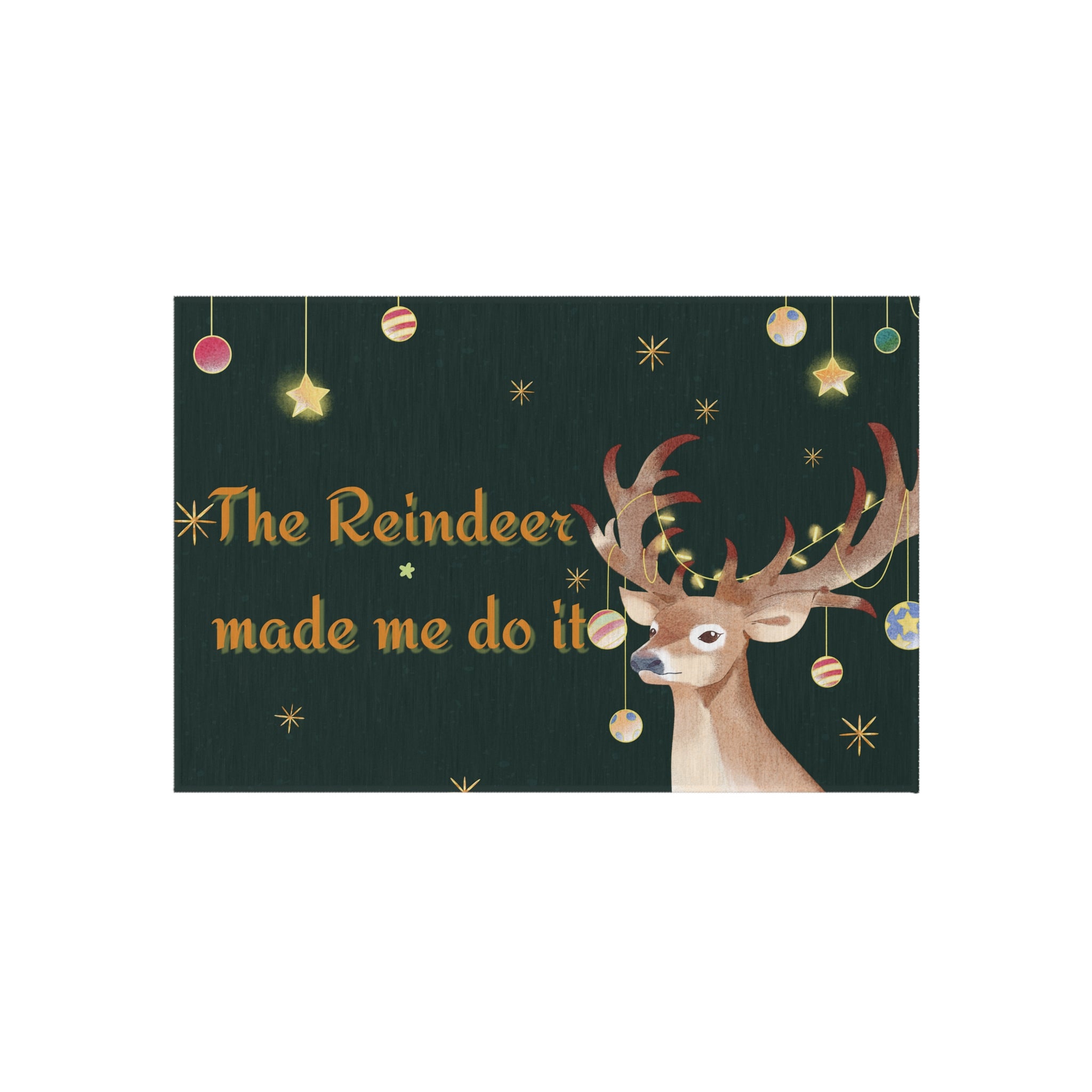The Reindeer Made Me Do It – Holiday Porch & Entry Rug